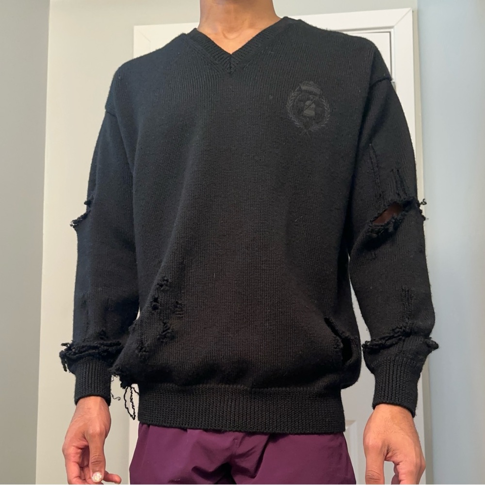 Balenciaga distressed sweater